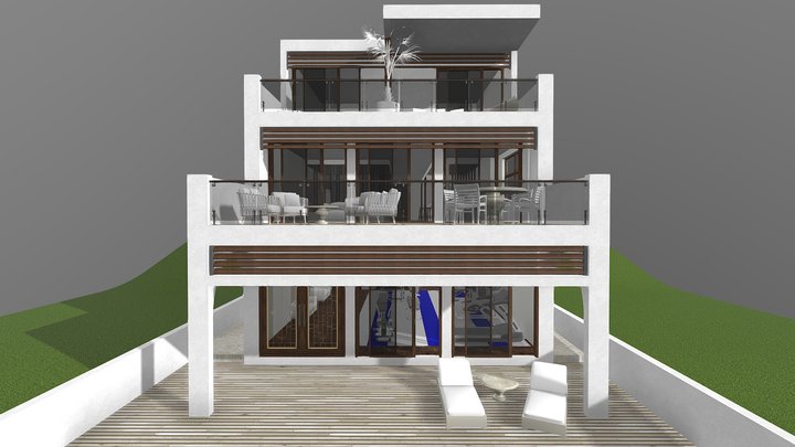 Bali Villa. 3 Level House. Hillside. Pauls Place