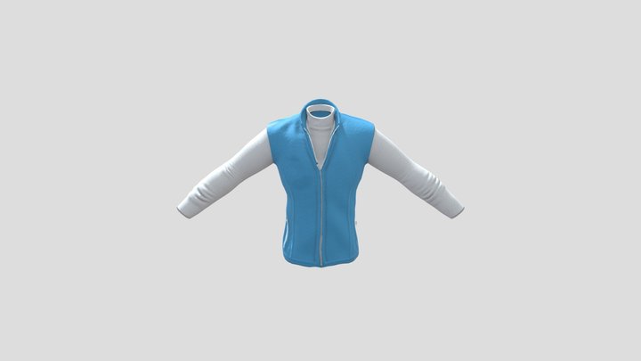 longsleeve with vest 3D Model