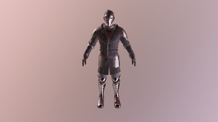 Modern Knight 3D Model