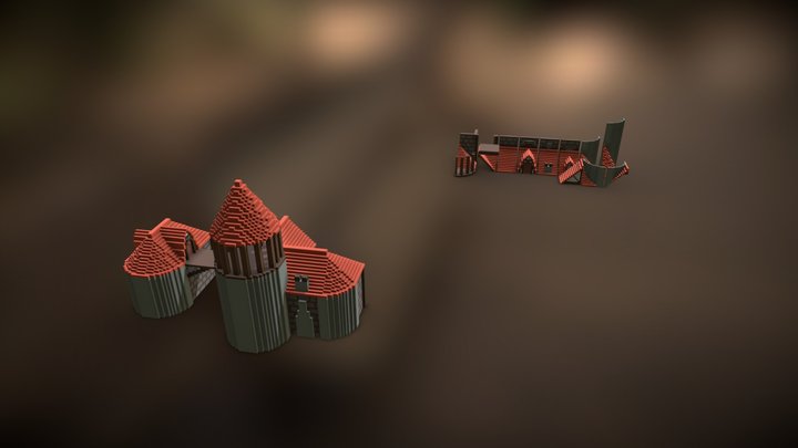 Modular House Asset Pack 3D Model