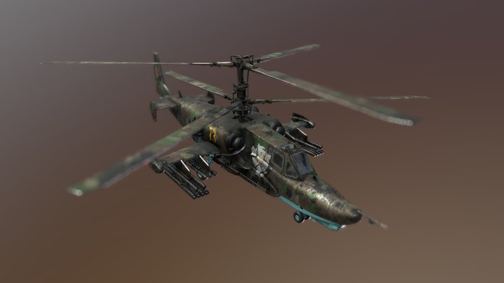 Helicopter 3D Model