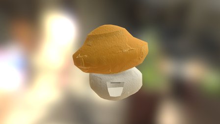 Mushroom House (Hallway) 3D Model