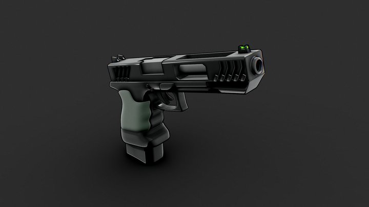 Stylized x "Glok-34" 3D Model