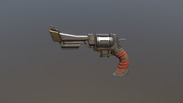 Revolver 3D Model