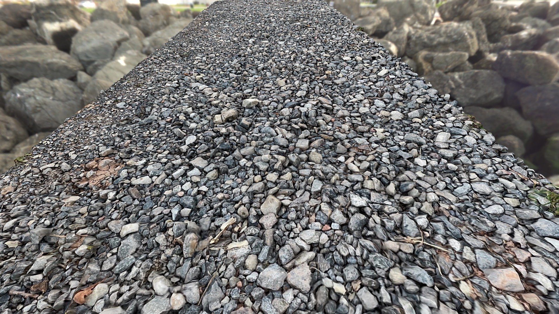 detailed gravel