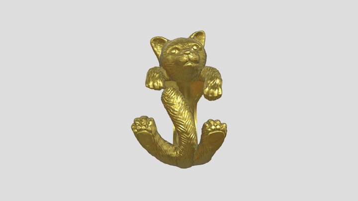 Cat Ring 3D Model