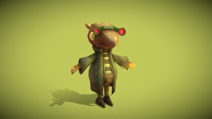 Anteater Character 3D Model