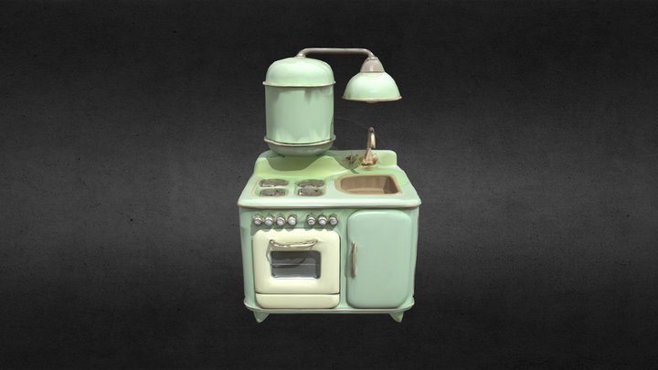 Retro Kitchen Charm – Free 3D Model STL