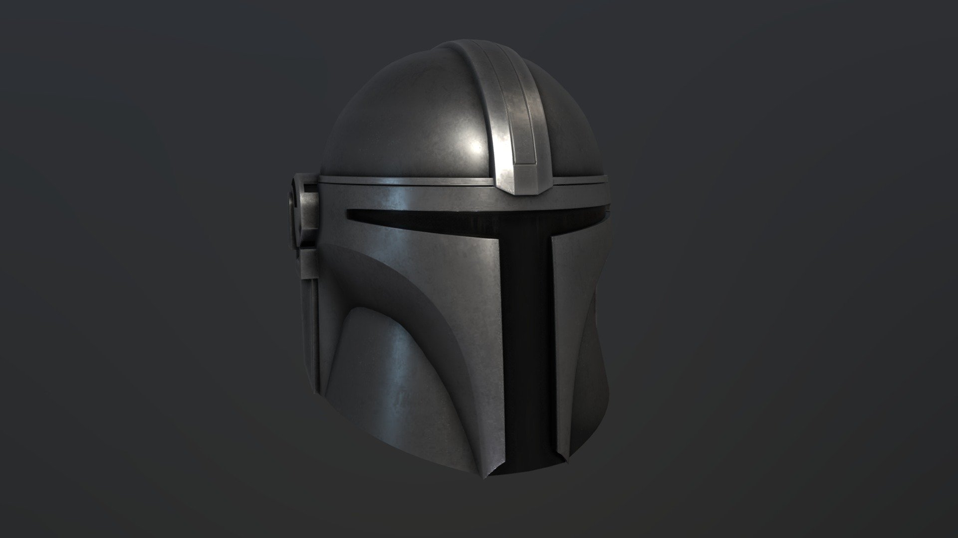 (New) Mandalorian Helmet.