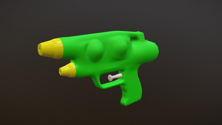 Water Pistol for VRChat 3D Model