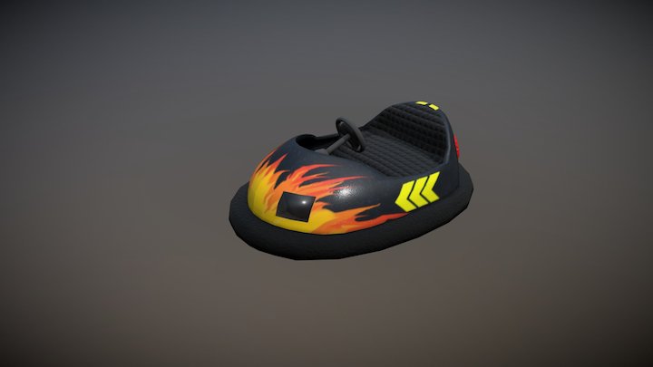 Bumpercar Game Ready 3D Model