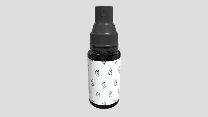 Spray Joke Bottle 3D Model