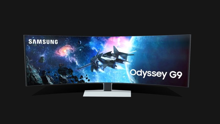 Samsung Odyssey OLED G9 3D Model