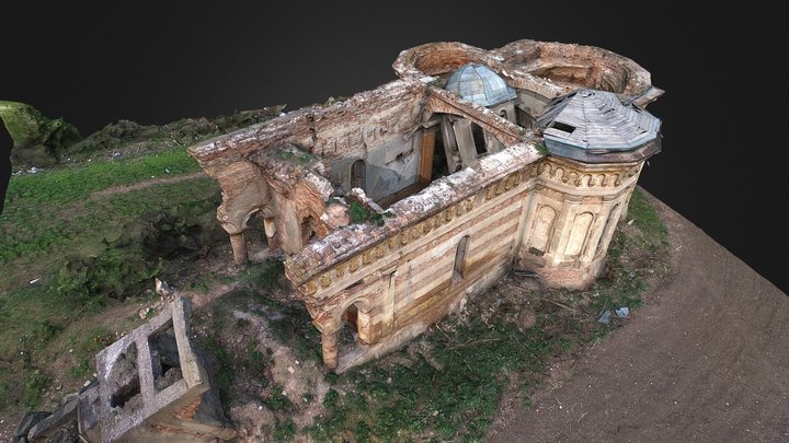Ruined Church 3D Model