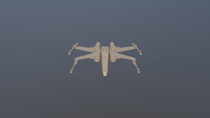 Star Wars - X-wing Starfighter 3D Model