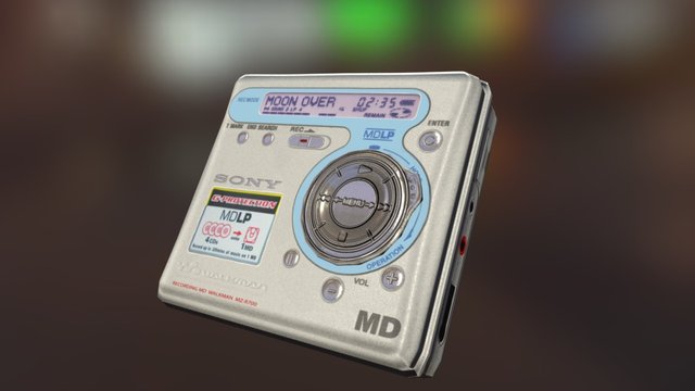 Williams_Josh_Project_CGG-O_1606_Wk2_Walkman 3D Model