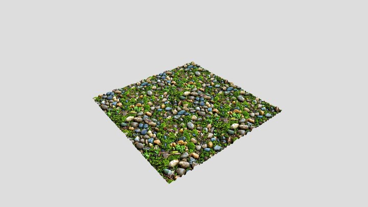 Tilable Pabbles With Mossy 3d model free – Kostenloses 3D-Modell STL