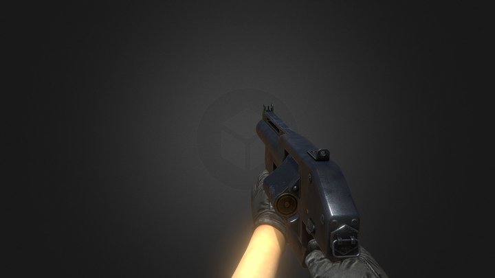 grenadelauncher animated – Free 3D Model STL