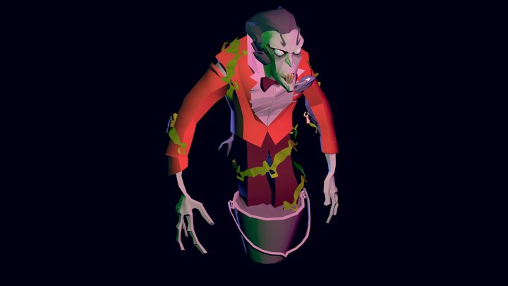 Ghost Master - Ghost Pianist 'Fingers' [Normal] 3D Model