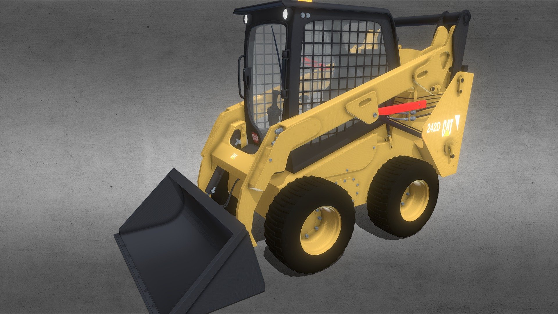 Caterpillar Skid Steer Loader Download Free 3D Model By, 46% OFF