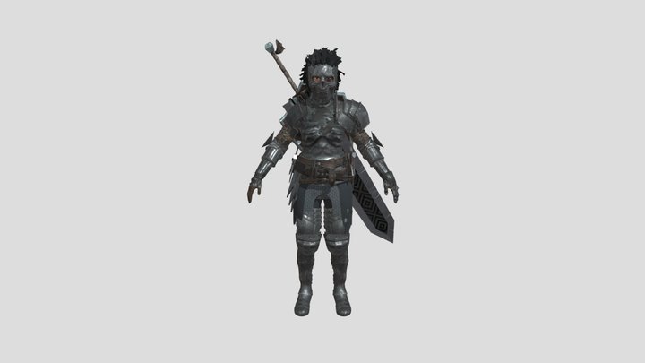 cursed_knight_-_ue5_character_game_ready 3D Model