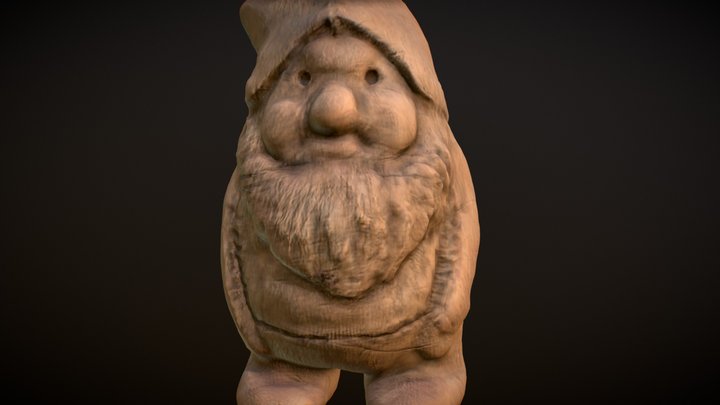 Wood dwarf 3D Model