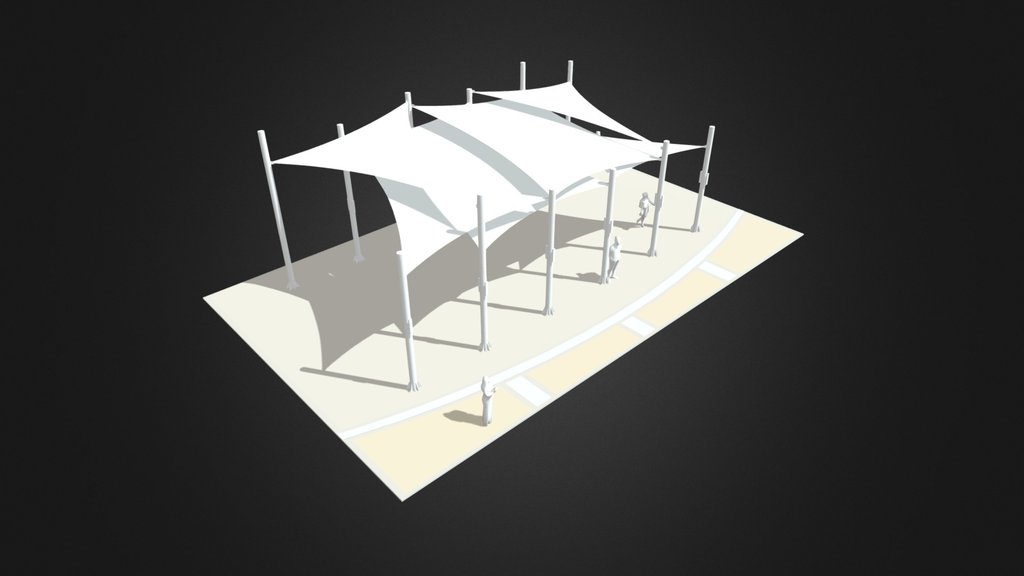LA-LD05 Leisure Landscape Shade Canopy