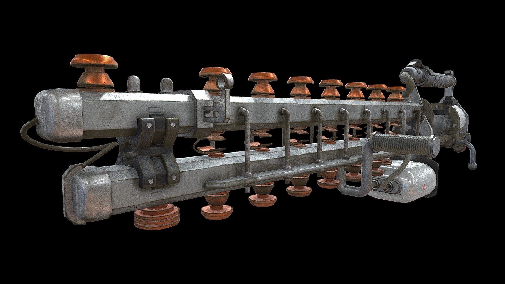 Game ready RailGun from ATOMIC HEART 3D model by VaFlee [859c0f0