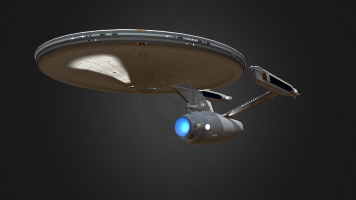 Star Trek - Constitution refit 3D Model