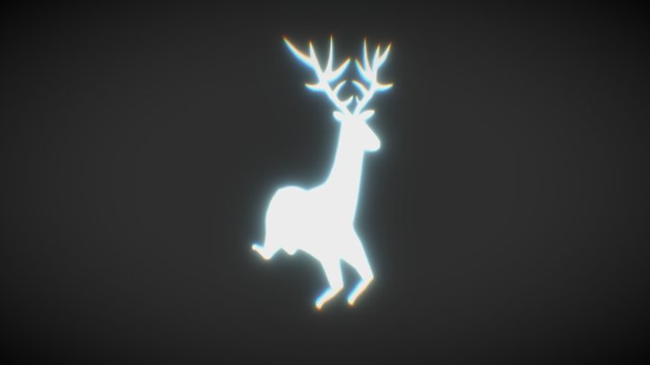 Light Deer 3D Model