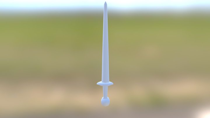 Hand Sword 3D Model