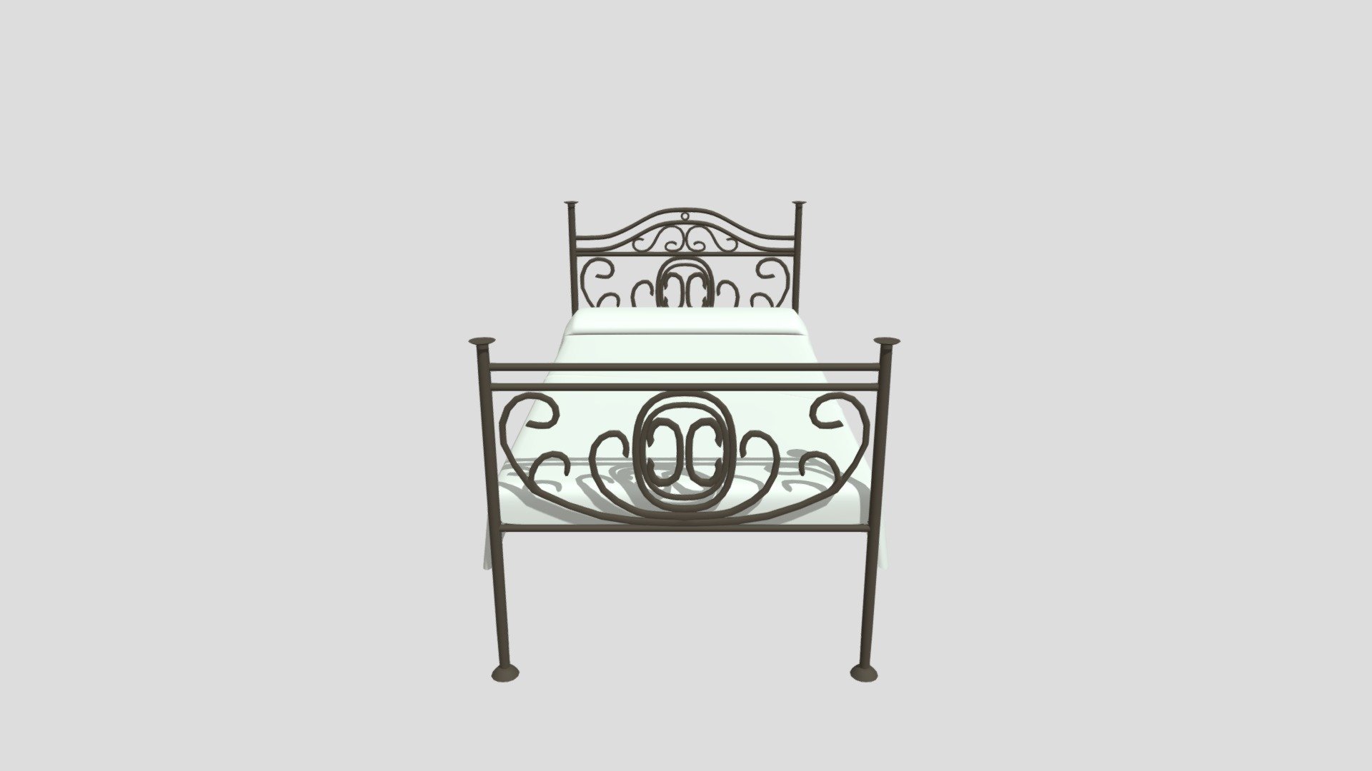 Iron bed