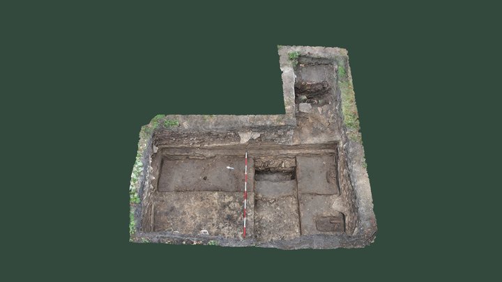 Howden Bishop's Palace Trench 3 (Best) 3D Model