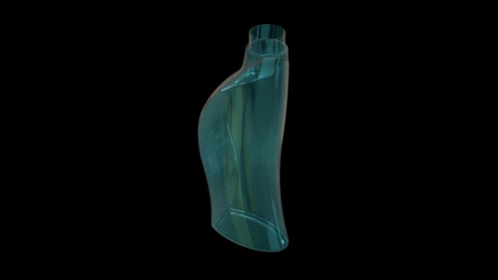 500 ml. Bottle v02 3D Model