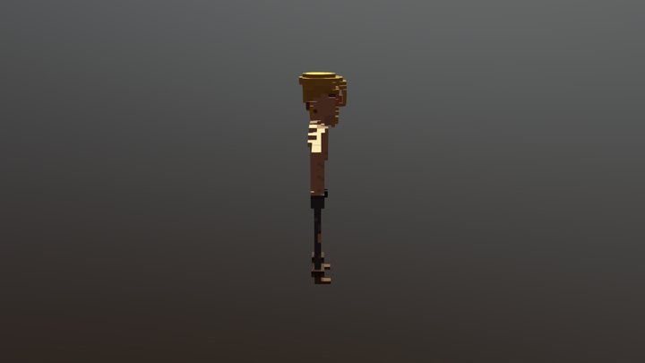 Twate the Gambler 3D Model