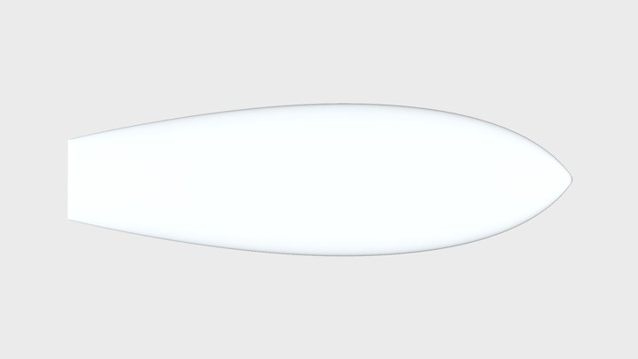 Custom - Aidan 5'5 Fish Surfboard 3D Model