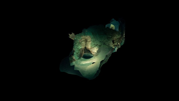 Sipadan Turtle Tomb - Triangle Section 3D Model