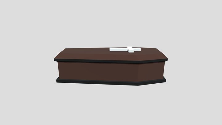 Coffin (LowPoly) 3D Model