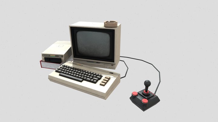 Commodor 64 3D Model