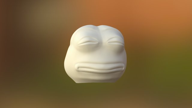 Pepe's head 3D Model