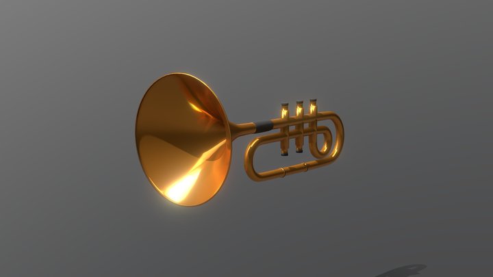 Trumpet - Free model 3D Model