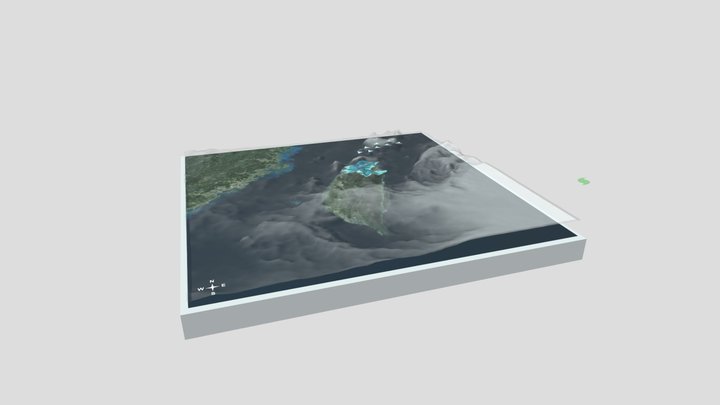 Typhoon Tembin 2012 (AR) 3D Model