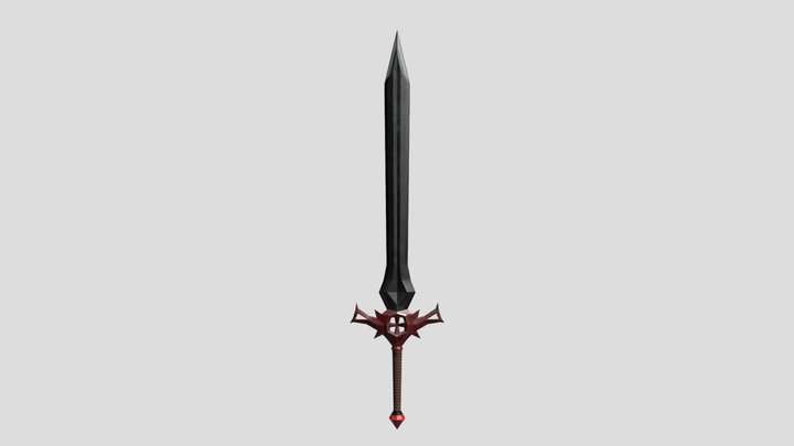 Fantasy Sword 3D Model