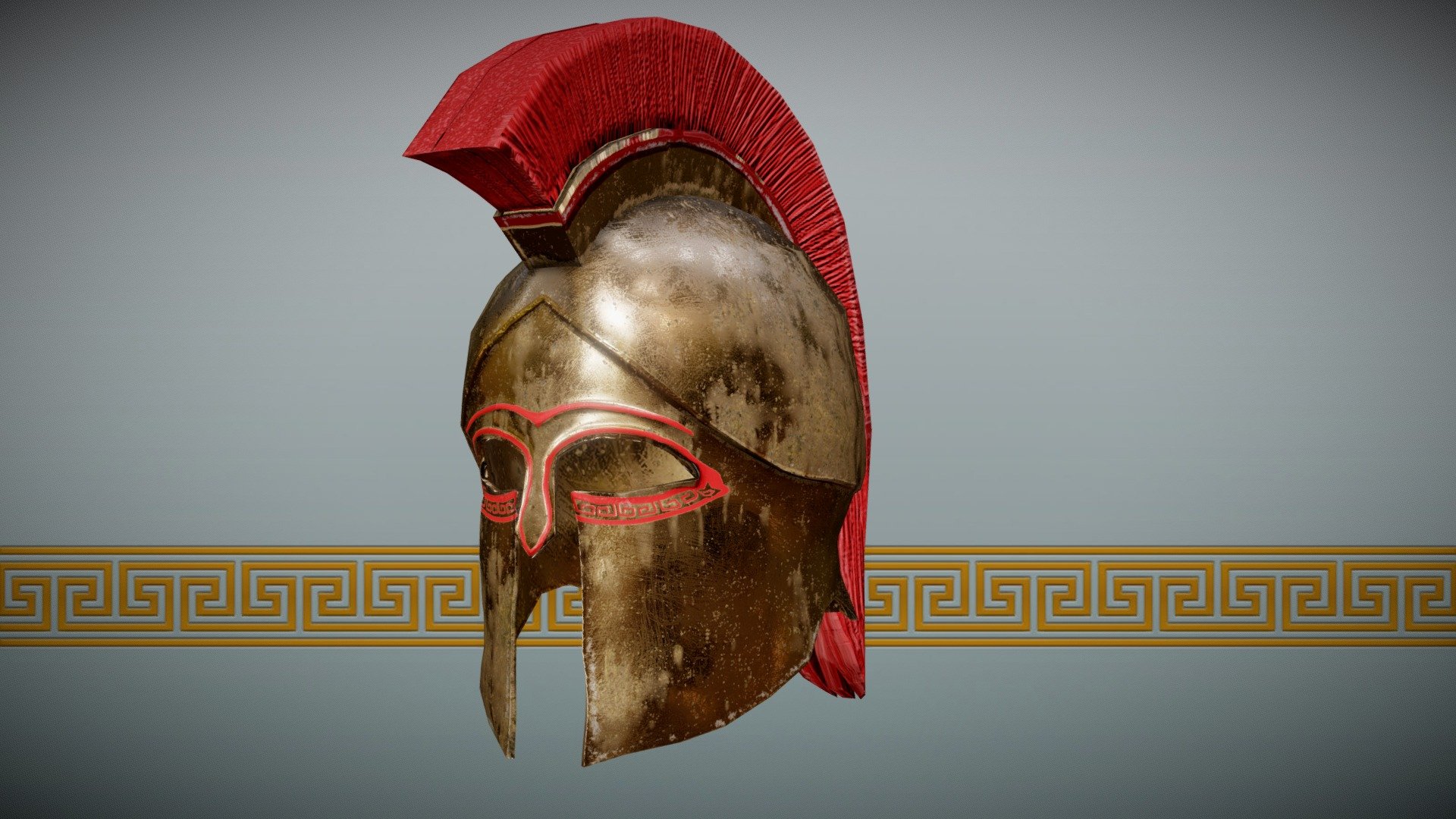 Ancient Greek Corinthian Helmet - Buy Royalty Free 3D model by Owlish Media  (@nataliekirk) [85a60ac]