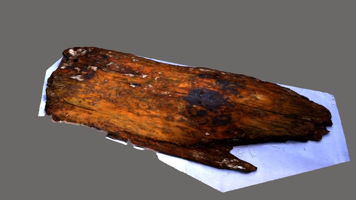 Bronze Bell /Tal-y-Bont Wreck - Wooden Planking 3D Model