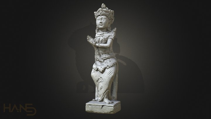 Thai Female Sandstone Sculpture (Free) – Free 3D Model STL