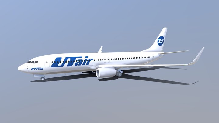 UTair Boeing 737 – Kostenloses 3D-Modell STL