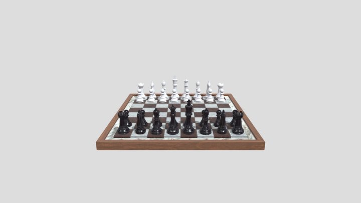 ChessBoardFull 3D Model