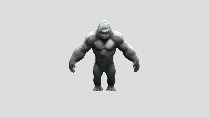 Gorilla 3D Model