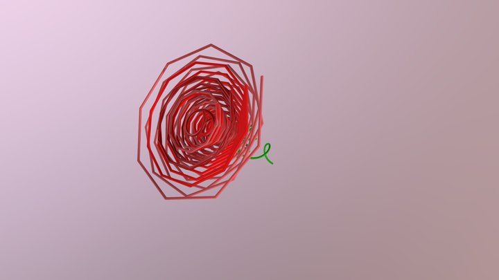 rose 3D Model